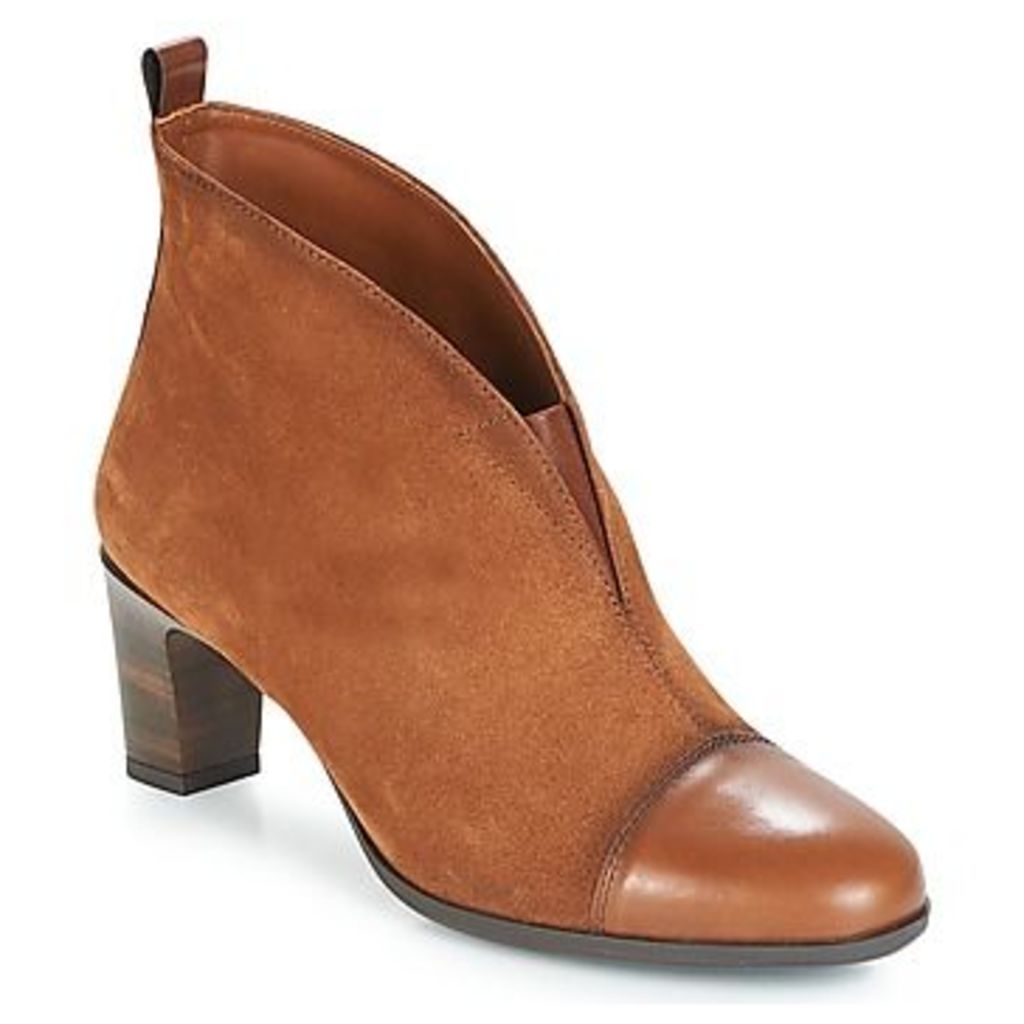 CASSIA  women's Low Ankle Boots in Brown
