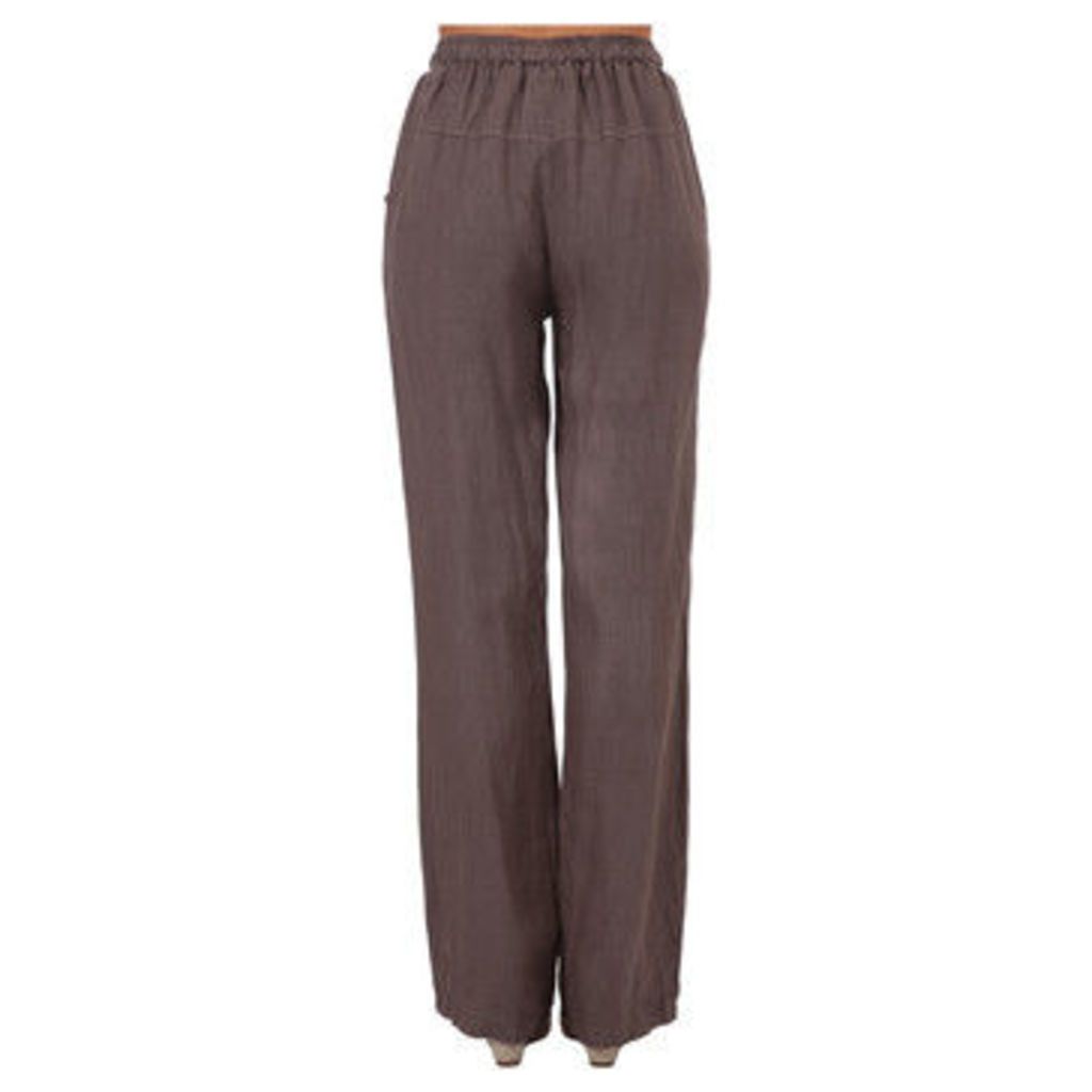 Lin Nature  Trousers LINETTE Taupe Woman Spring/Summer Collection  women's Trousers in Beige