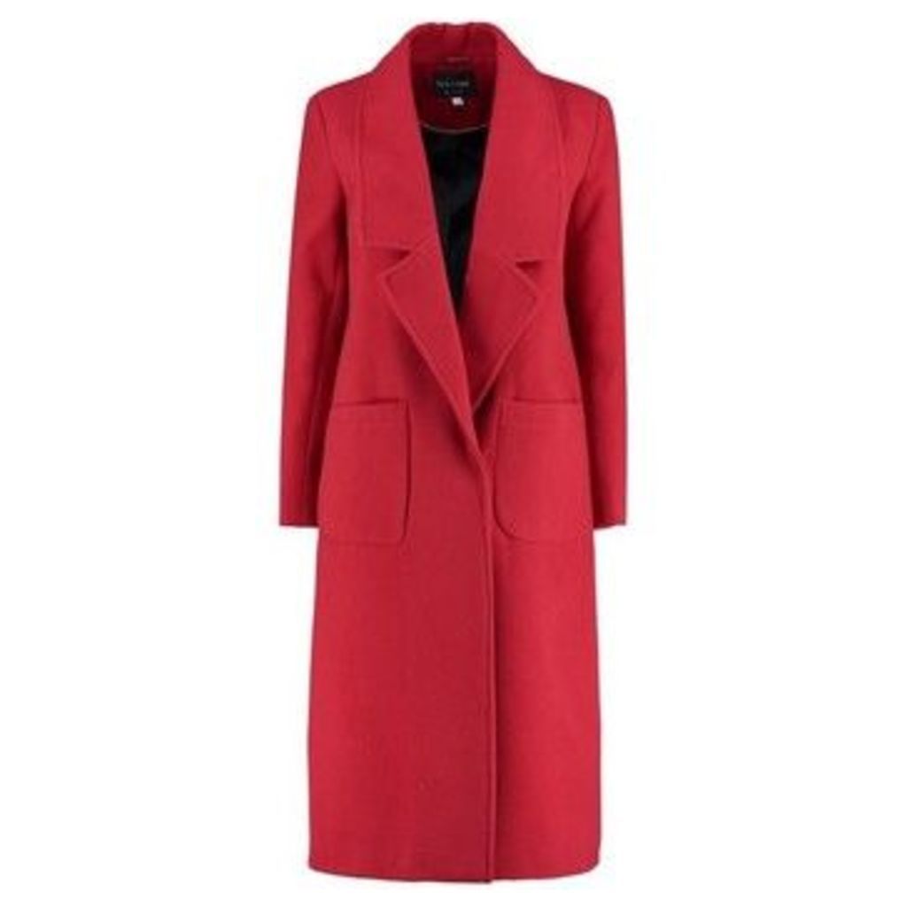 Winter Long Coat  in Red