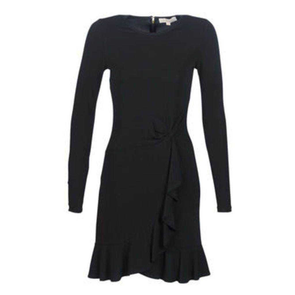 LS TWIST WAIST DRESS  women's Dress in Black
