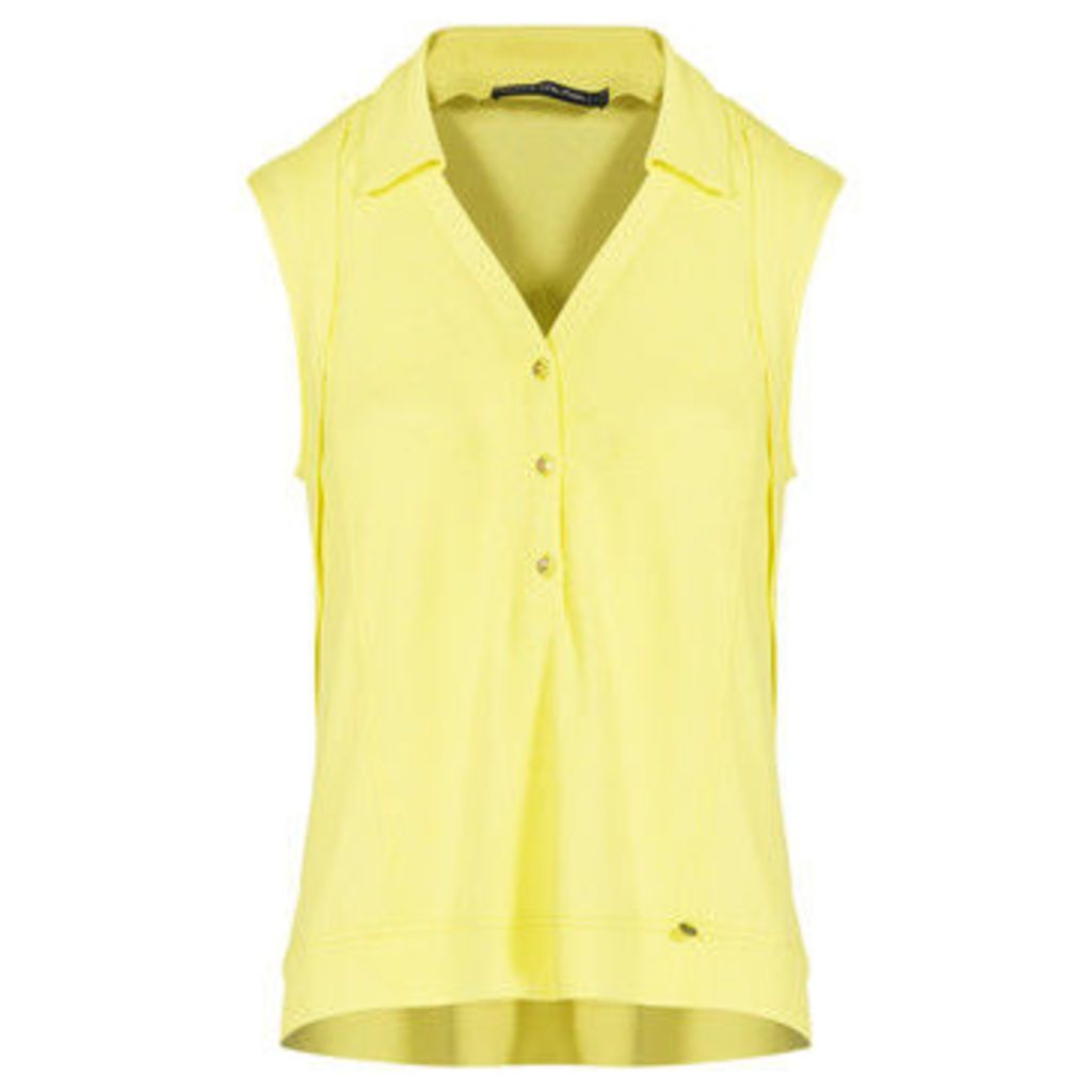 Mado Et Les Autres  Tank top stitched  women's Blouse in Yellow