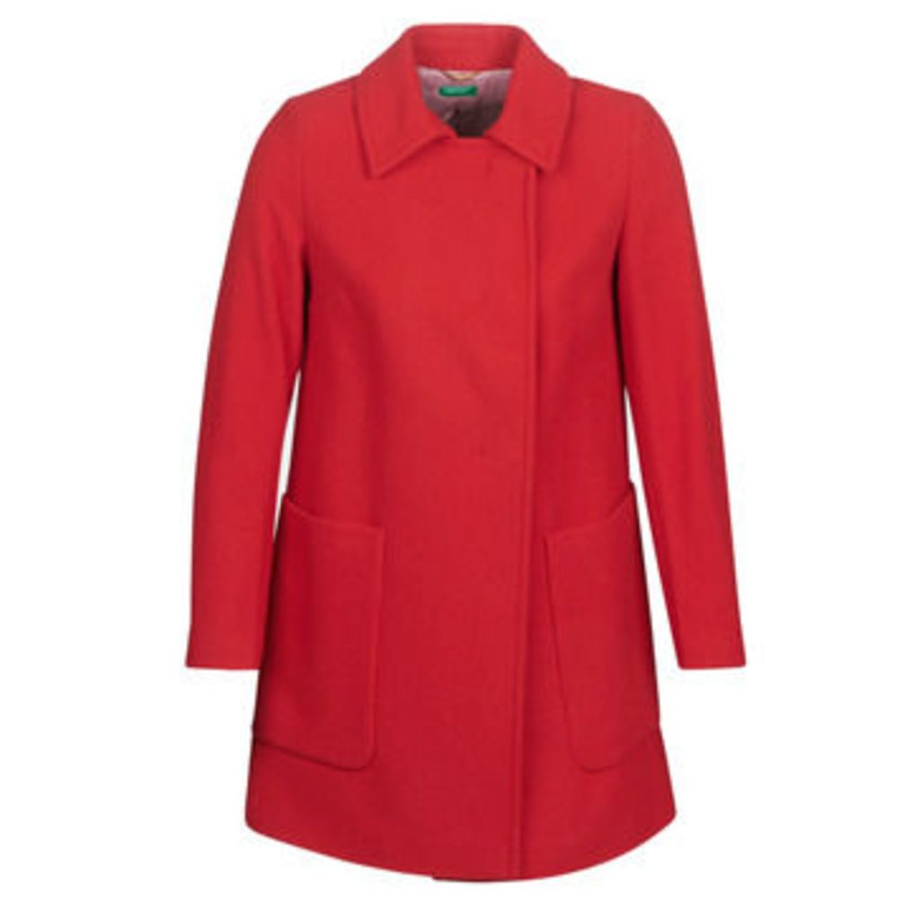 MOUNAK  women's Coat in Red