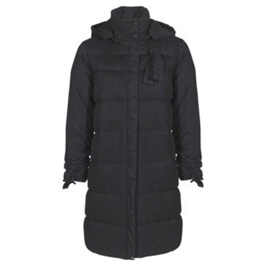 Mado Et Les Autres  Quilted long down jacket  women's Jacket in Black