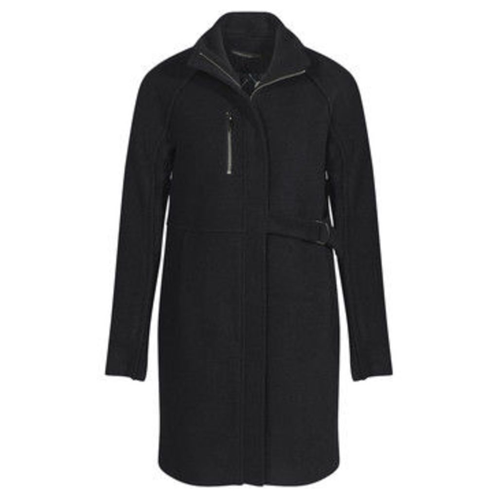 Mado Et Les Autres  3/4 high collar coat  women's Coat in Black