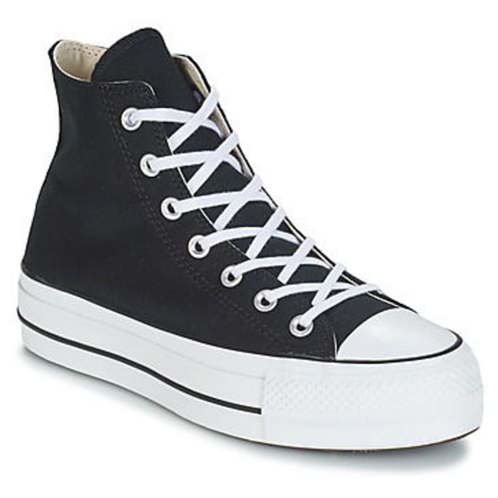 CHUCK TAYLOR ALL STAR LIFT CANVAS HI  women's Shoes (High-top Trainers) in Black