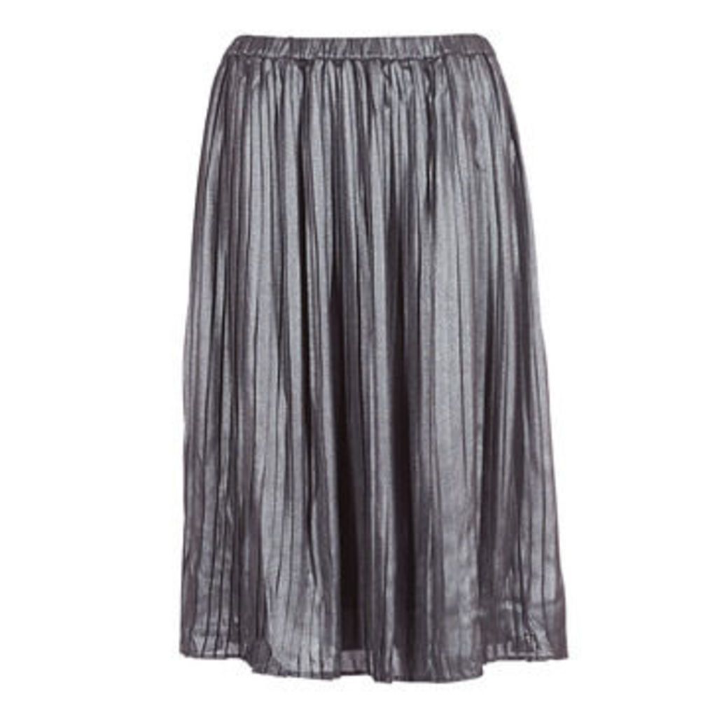 SANDA  women's Skirt in Silver