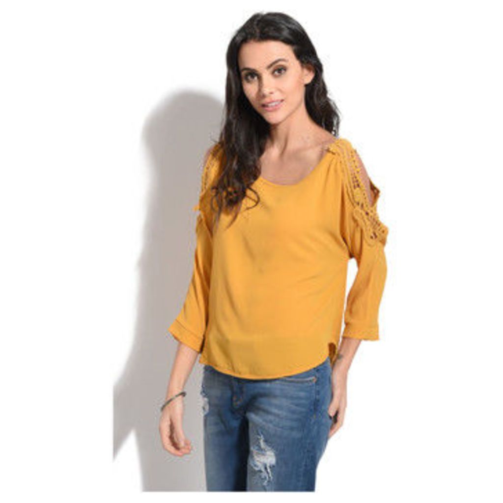 Anabelle  Top  women's Blouse in Yellow