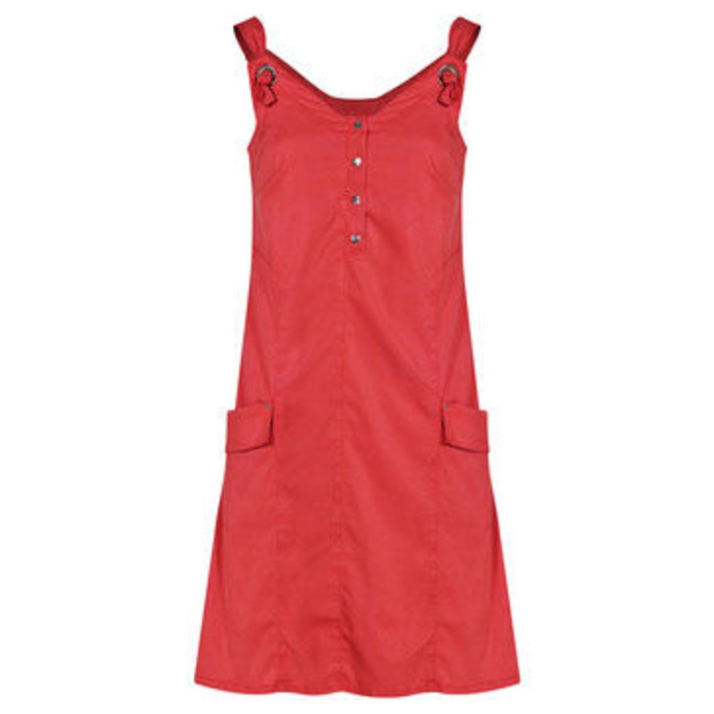 Mado Et Les Autres  Dress with V-neck  women's Dress in Red