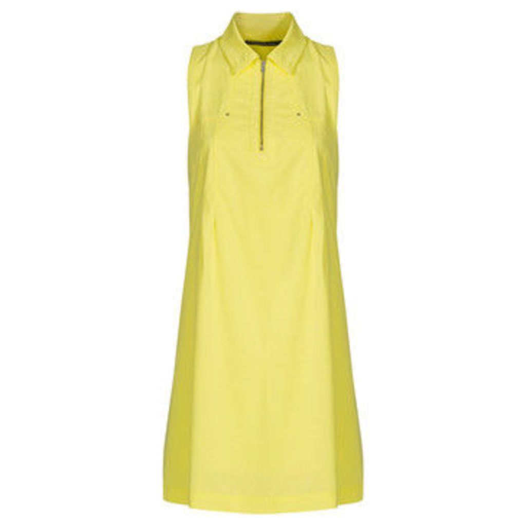 Mado Et Les Autres  Trapeze dress  women's Dress in Yellow