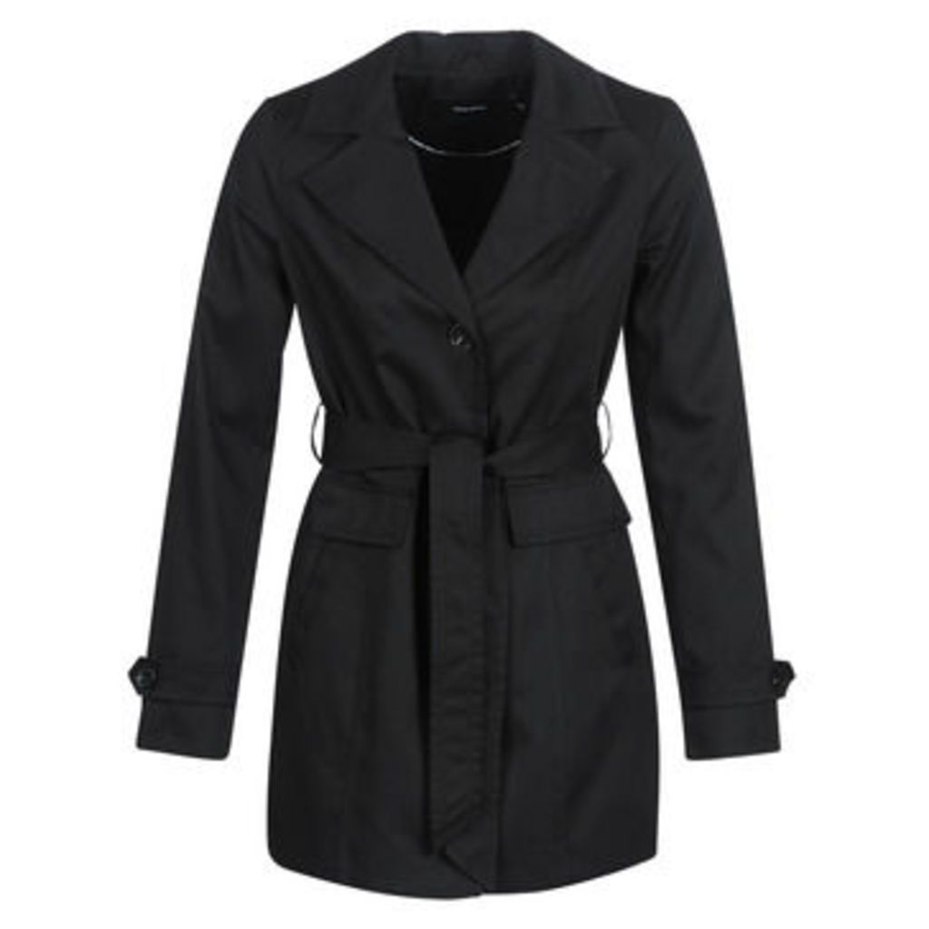 Vero Moda  VMEVA ABBY  women's Trench Coat in Black