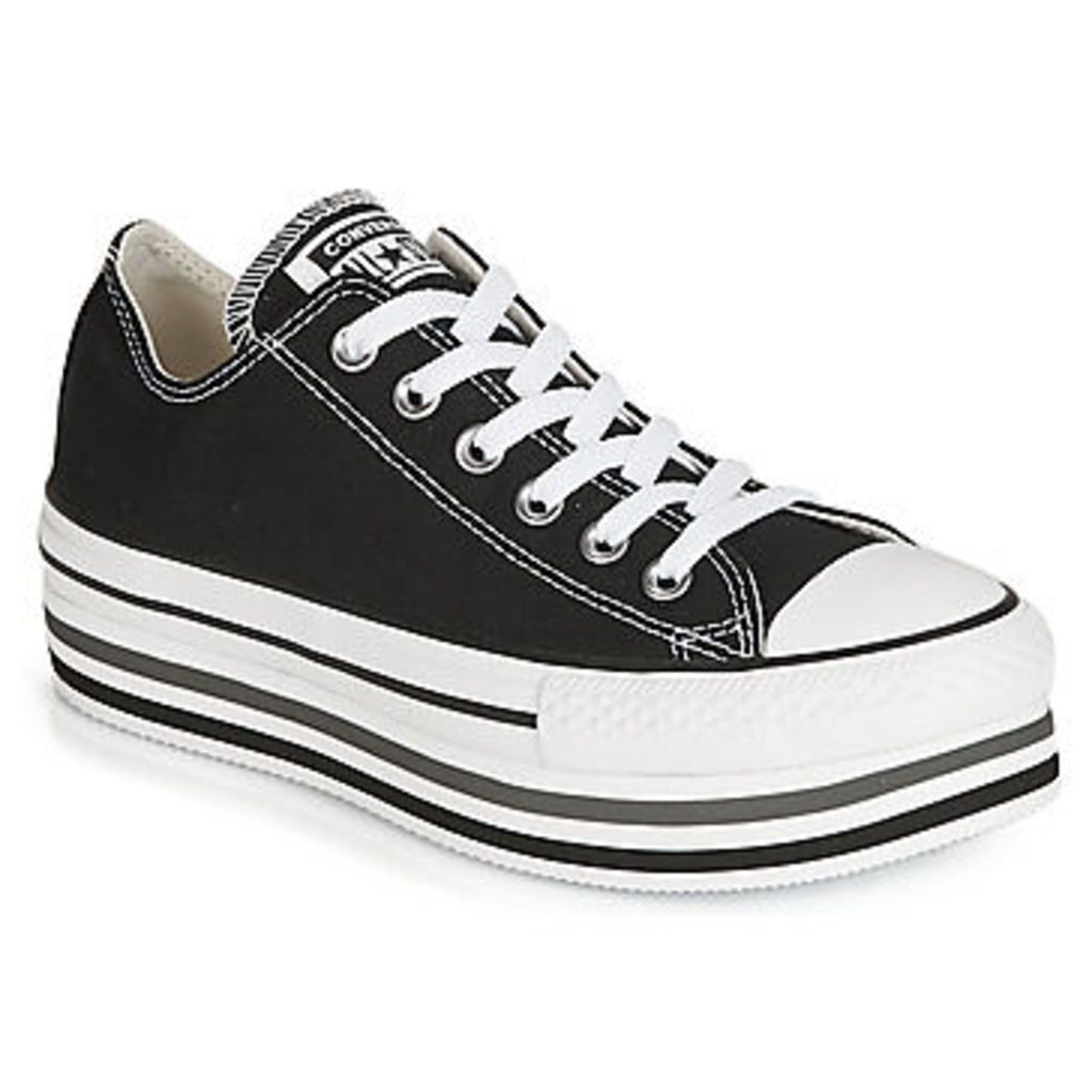 CHUCK TAYLOR ALL STAR PLATFORM EVA LAYER CANVAS OX  women's Shoes (Trainers) in Black