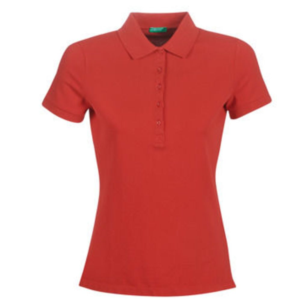 Benetton  MONNIKHA  women's Polo shirt in Red