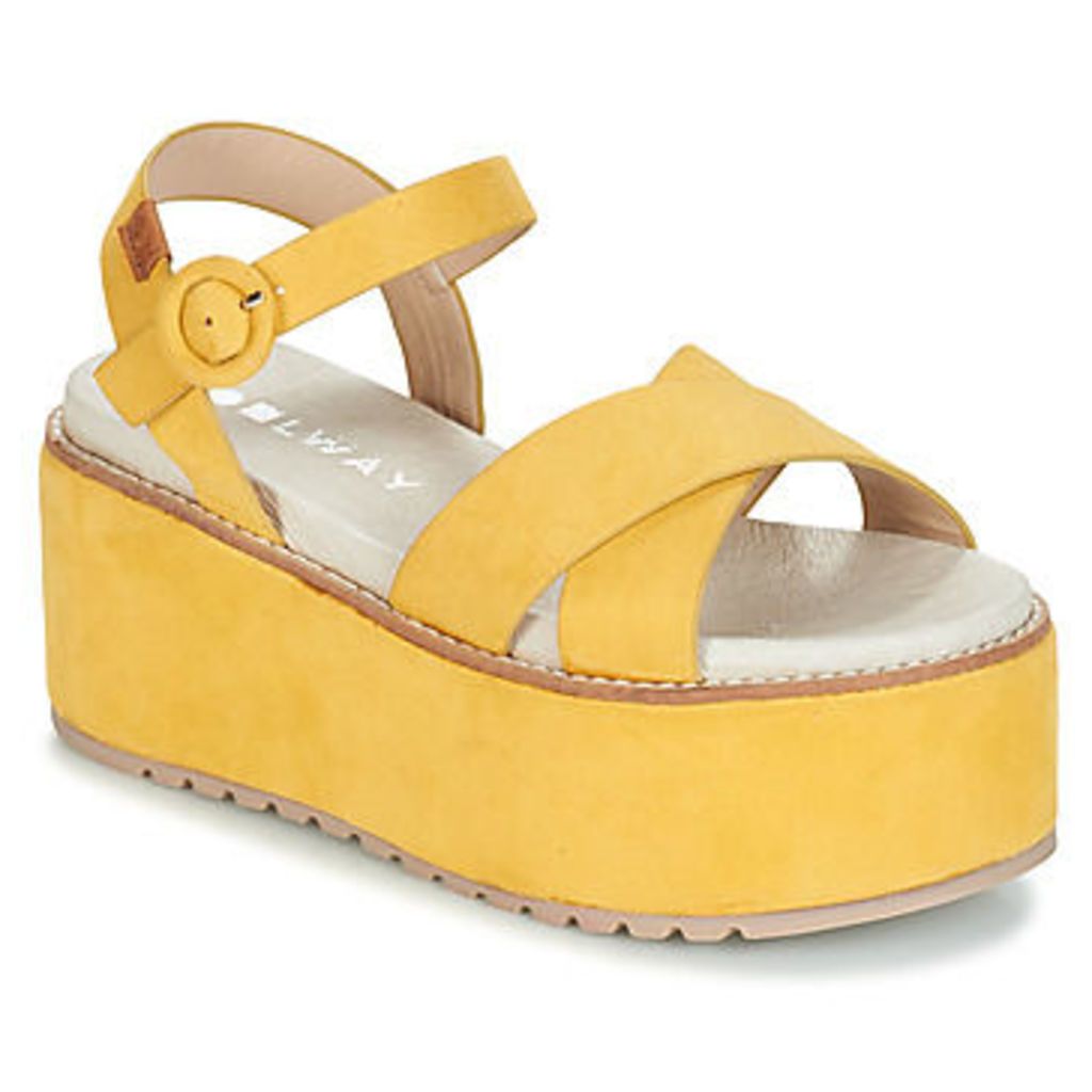 BILSON  women's Sandals in Yellow