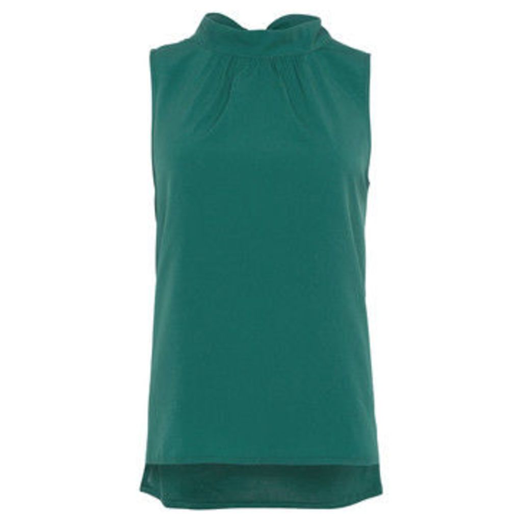 Sleeveless straight dress  women's Dress in Green