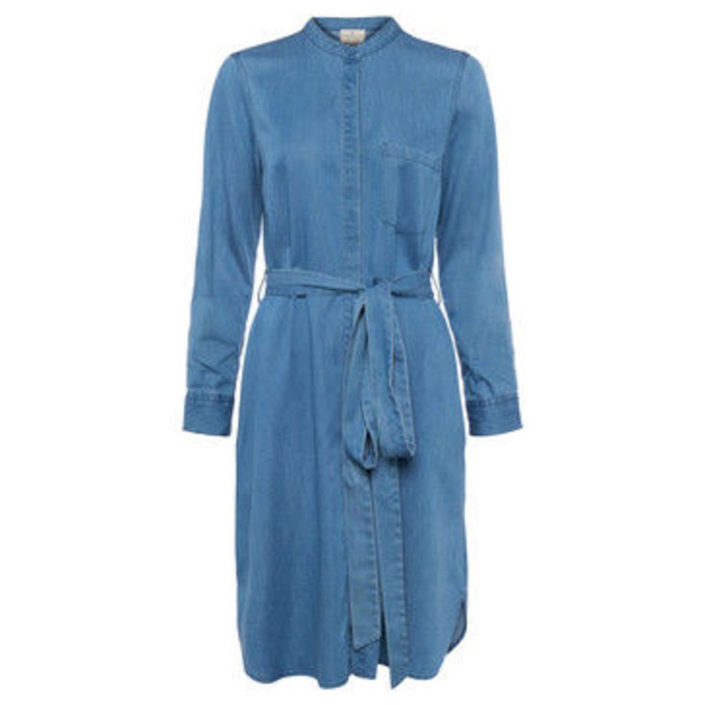 Denim shirt dress  women's Dress in Blue