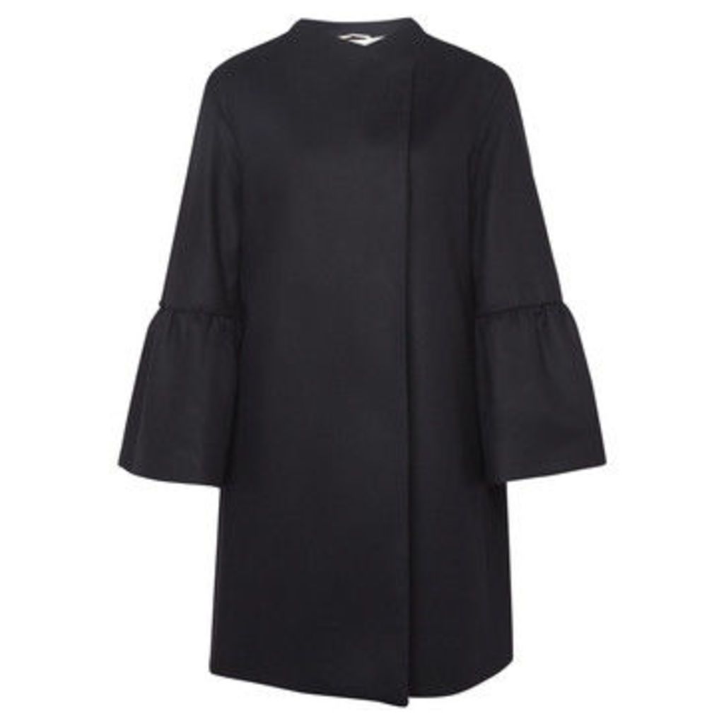 sleeves  women's Coat in Black