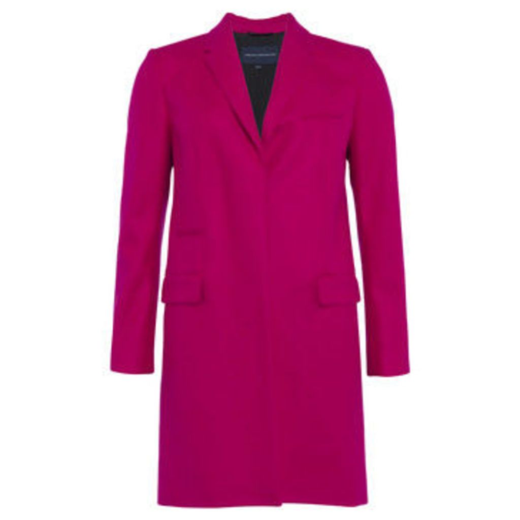 Coat with long-sleeved collar  women's Coat in Pink
