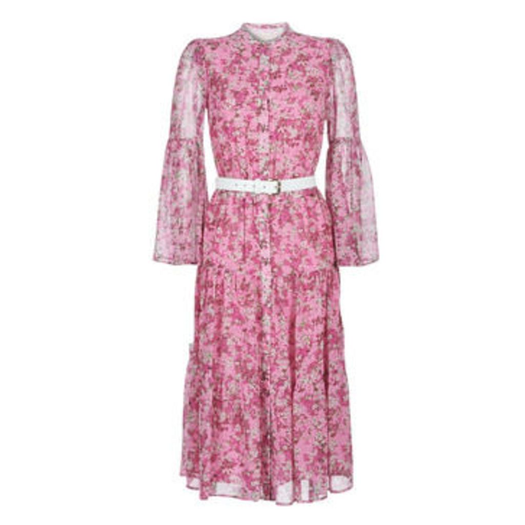 MICHAEL Michael Kors  ENCHANTED BLOOM DRESS  women's Long Dress in Pink