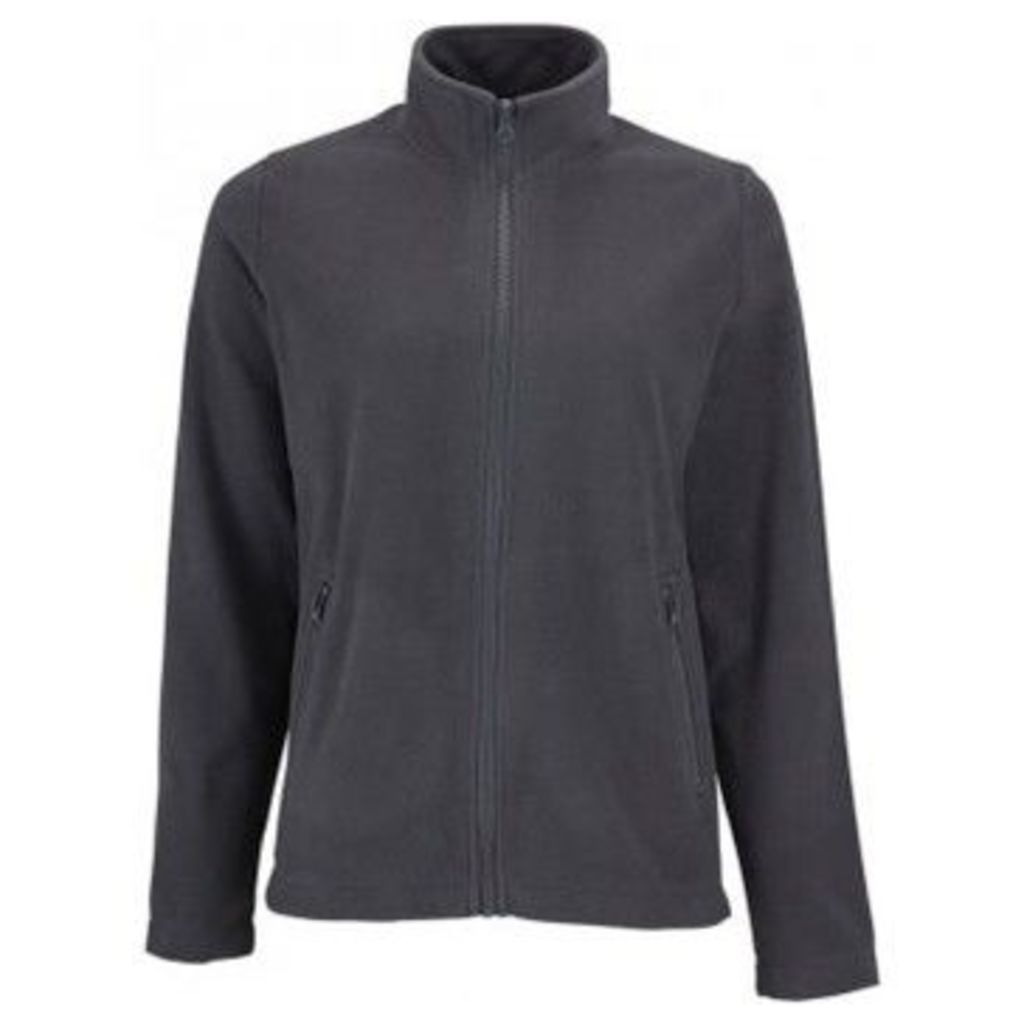 Sols  WomensLadies Norman Fleece Jacket  women's Sweatshirt in Grey