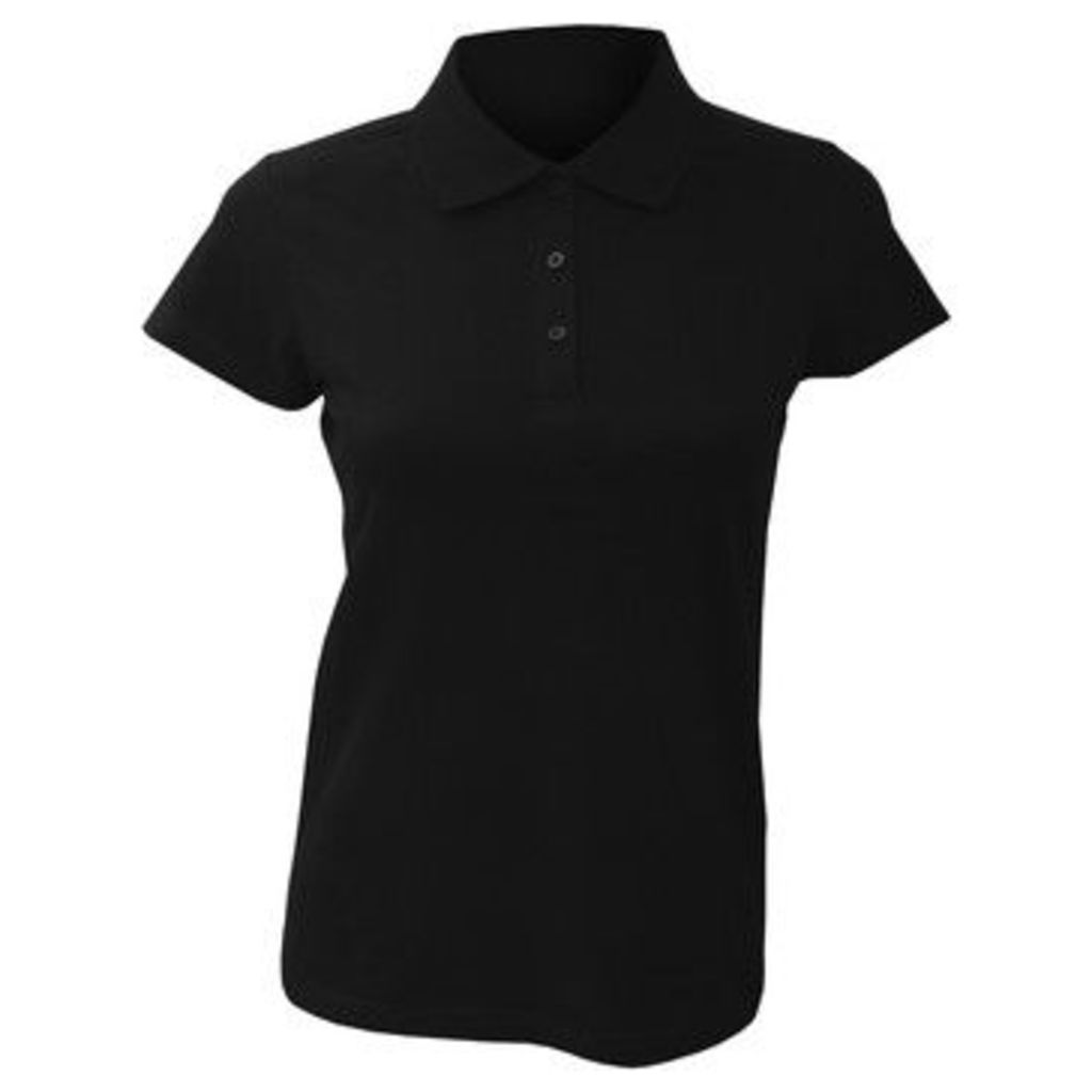 Sols  WomensLadies Prescott Short Sleeve Jersey Polo Shirt  women's Polo shirt in Black