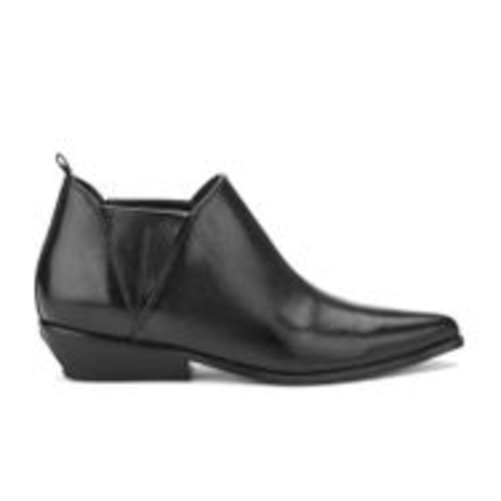 Kendall + Kylie Women's Violet Leather Heeled Ankle Boots - Black - UK 6/US 9