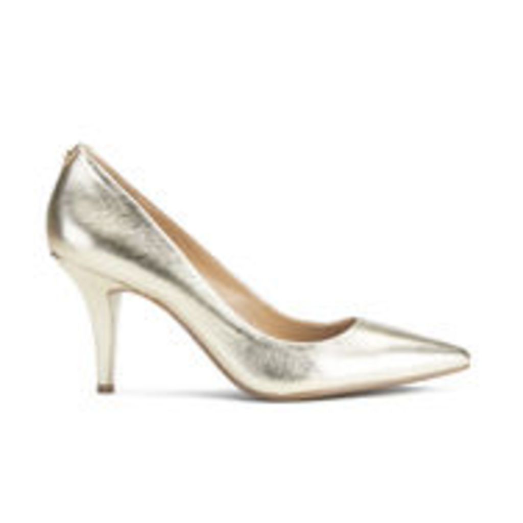 MICHAEL MICHAEL KORS Women's MK-Flex Leather Court Shoes - Pale Gold - US 6/UK 3