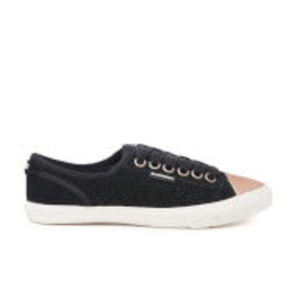 Superdry Women's Low Pro Luxe Trainers - Black - UK 3