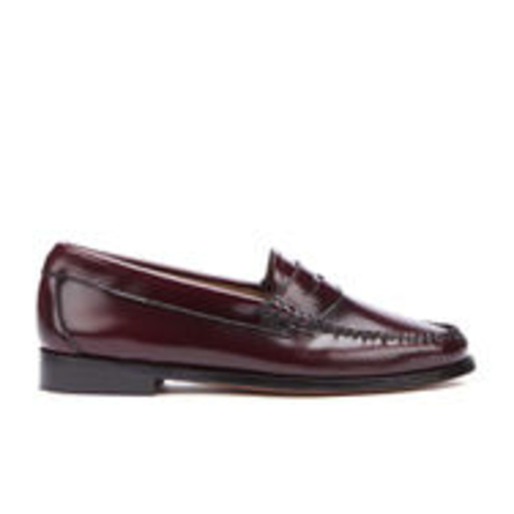 Bass Weejuns Women's Penny Leather Loafers - Wine - UK 4 - Burgundy
