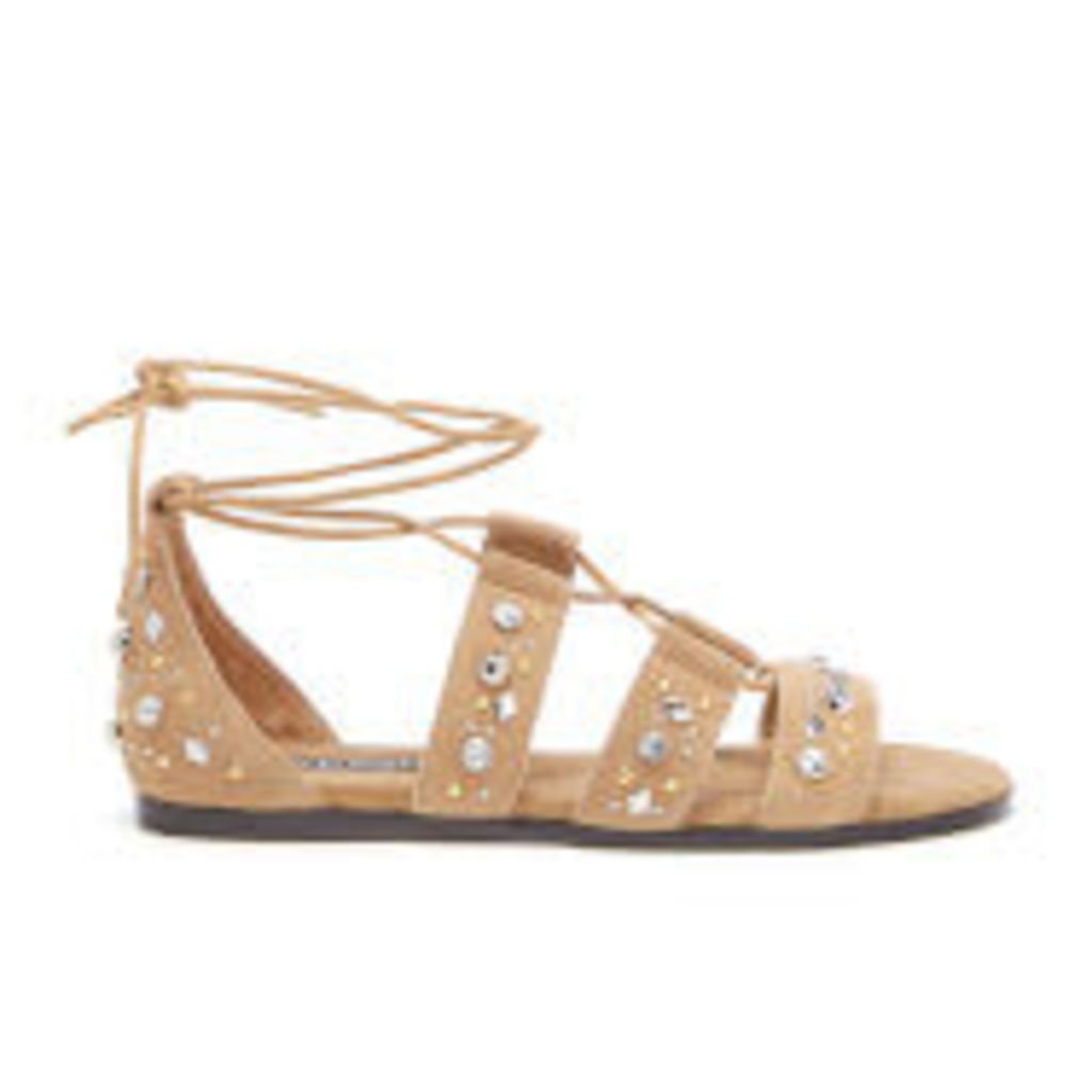 Senso Women's Felicia Suede Lace Up Sandals - Toffee - UK 7 - Tan