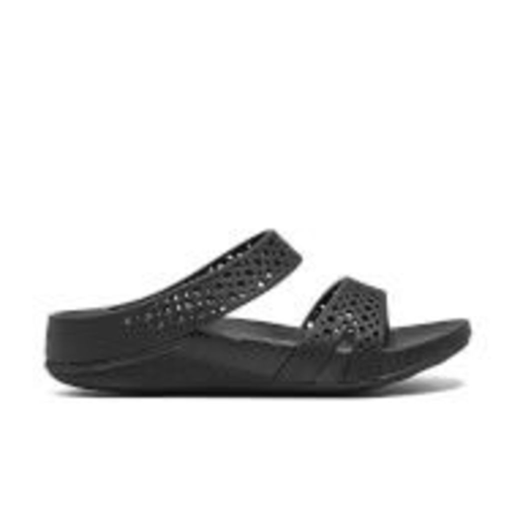 FitFlop Women's Welljelly Z-Slide Sandals - All Black