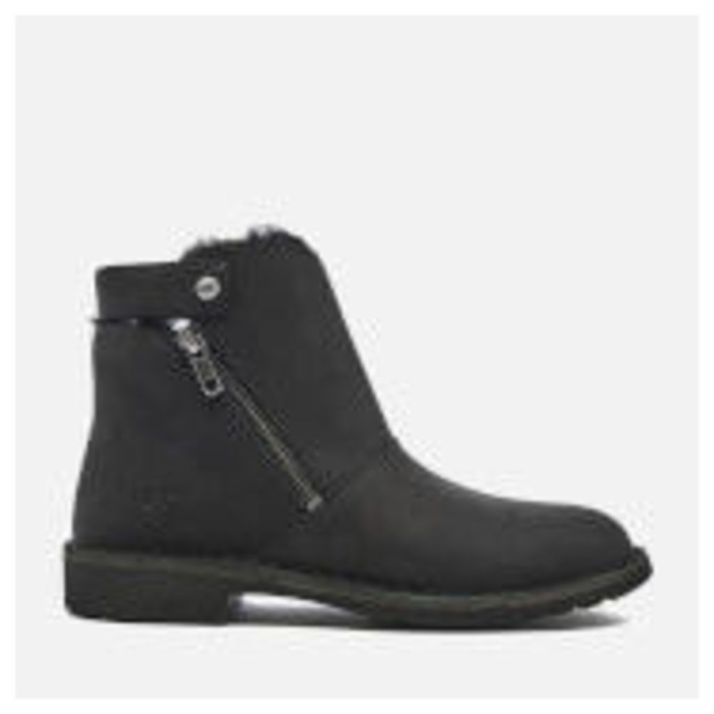 UGG Women's Kayel Leather Ankle Boots - Black
