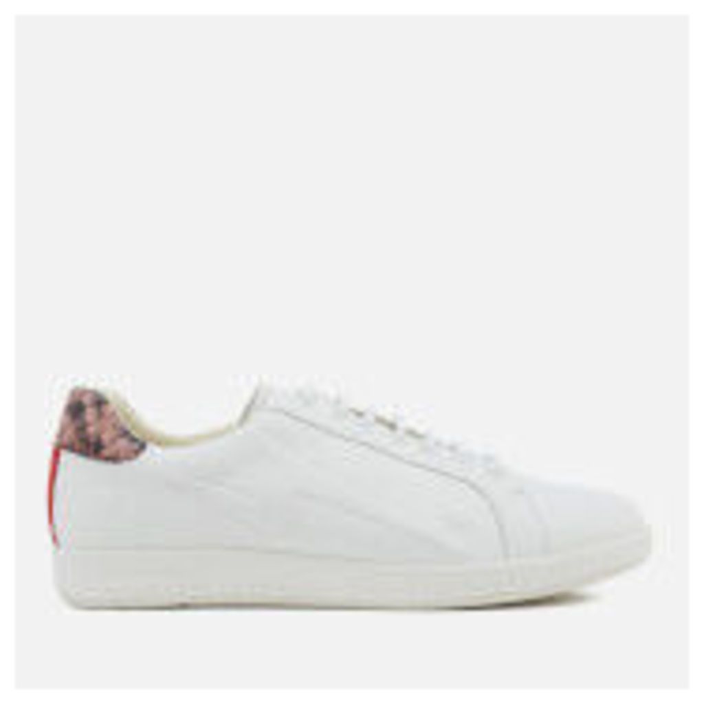 PS by Paul Smith Women's Lapin Leather Star Embossed Trainers - White
