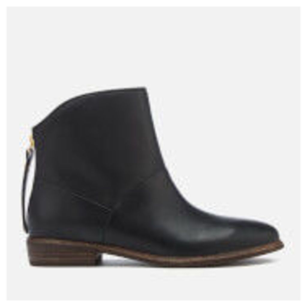 UGG Women's Bruno Leather Ankle Boots - Black