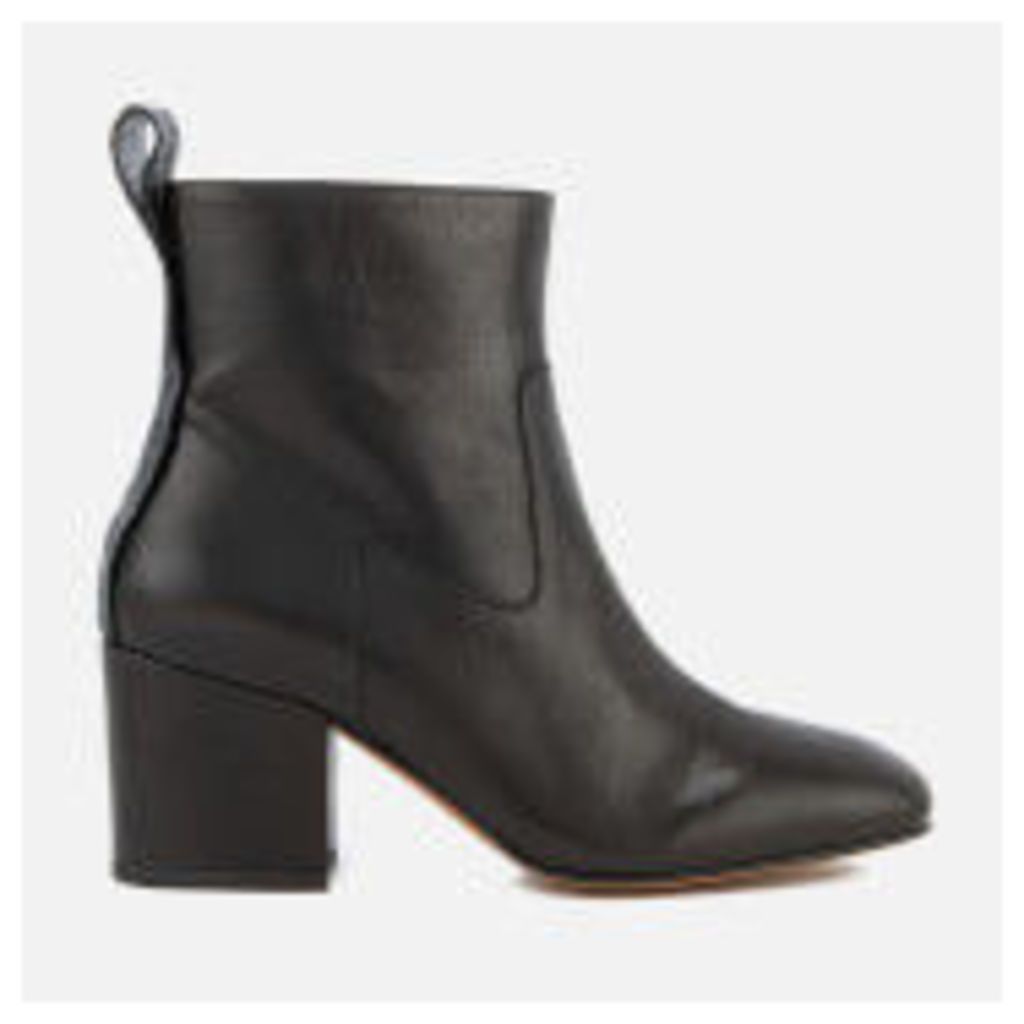 Hudson London Women's April Leather Heeled Ankle Boots - Black - UK 4 - Black