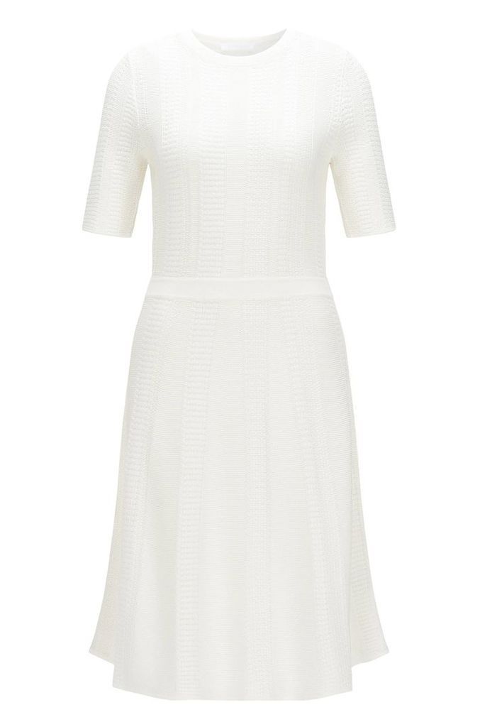 Fitted knitted dress in a viscose blend with cotton: `Frizana`