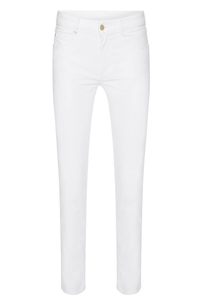 Regular-fit jeans made from stretch cotton in cropped length: `Nelin Tape`