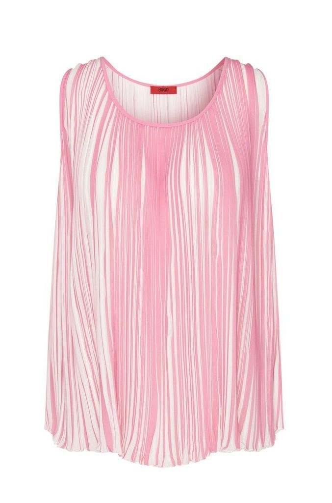 Striped pleated top: `Cendis-3`