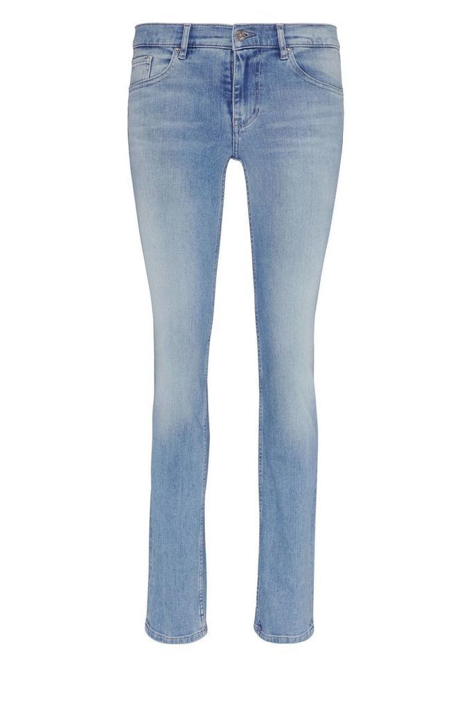 Regular-fit jeans in stretch cotton blend: `Orange J30 Tisdale`