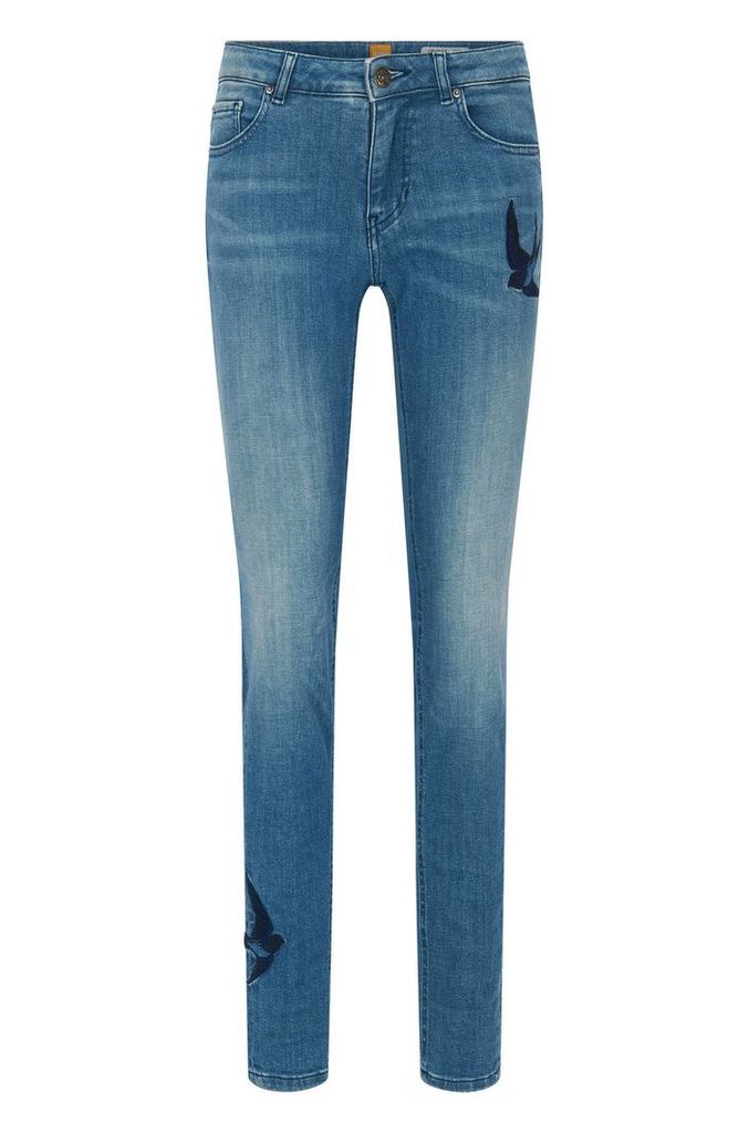 Slim-fit jeans in super-stretch denim