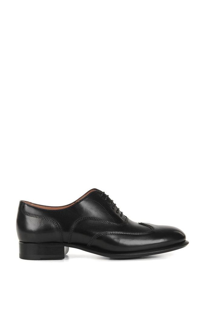 Lace-up leather formal shoes