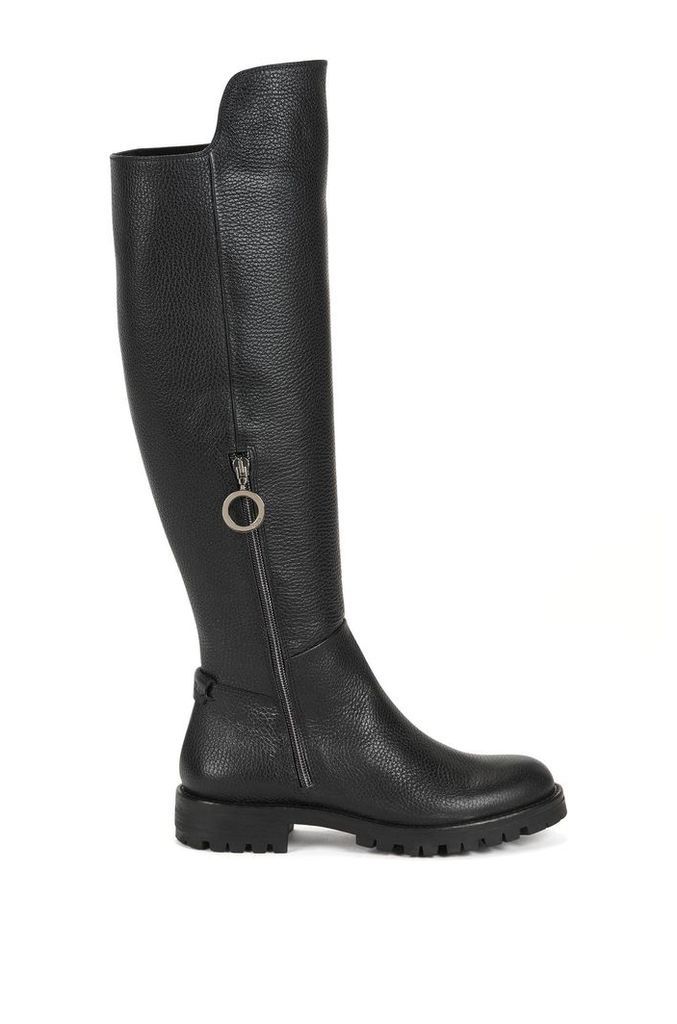 Riding boots in Italian leather