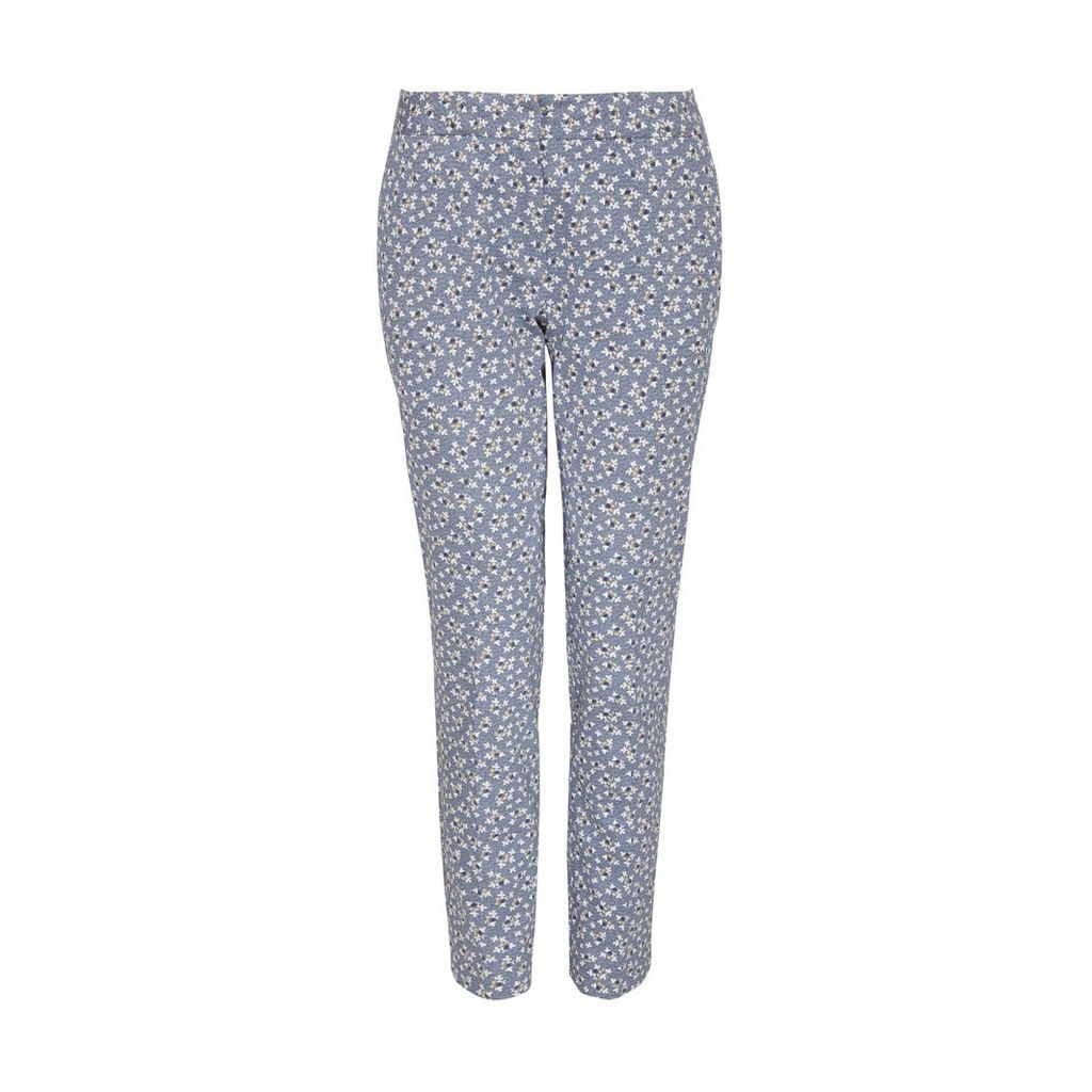 Floral Printed Cafe Trousers