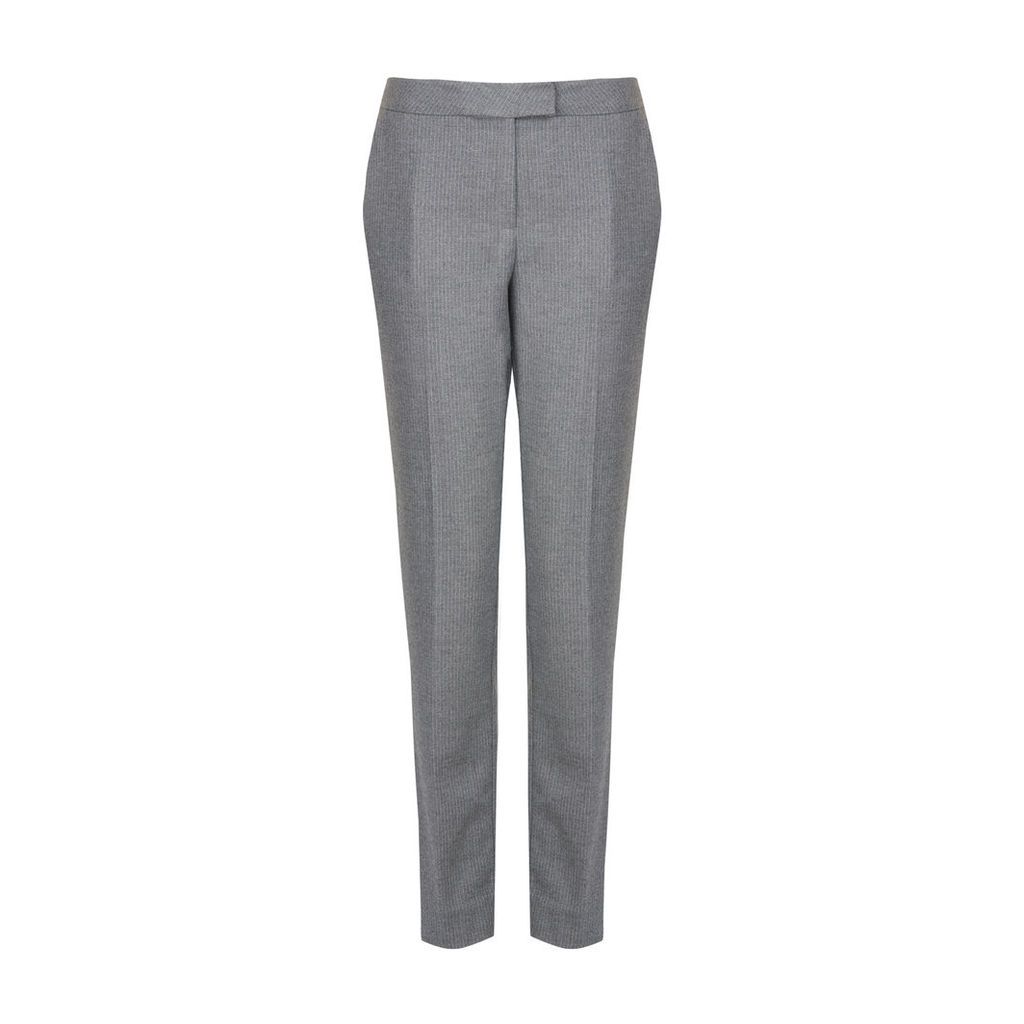 Grey Pinstripe Cafe Trousers