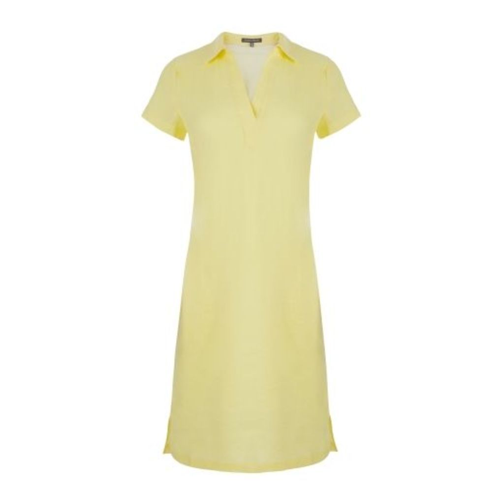 Citron Linen Tunic Dress