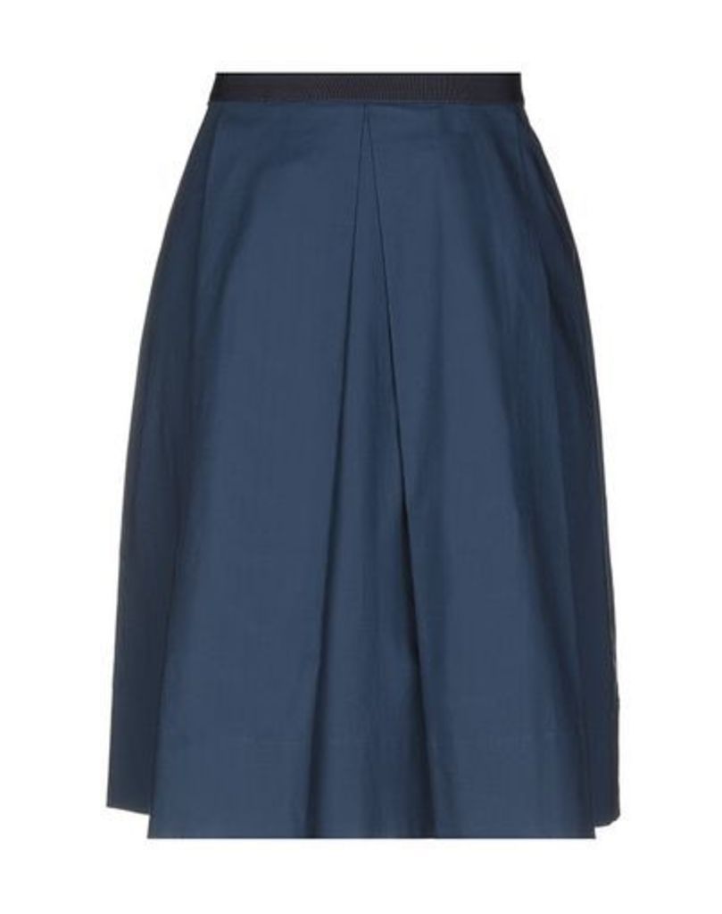 BLUE LES COPAINS SKIRTS Knee length skirts Women on YOOX.COM