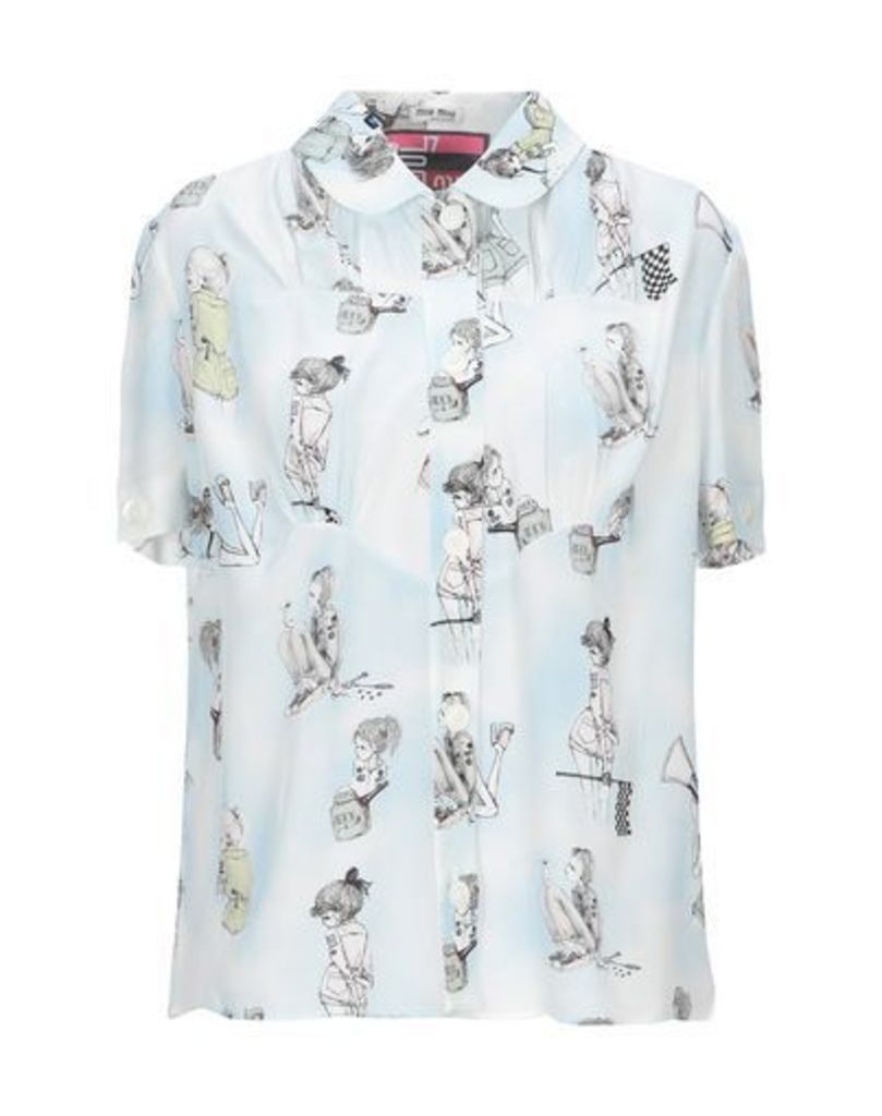 MIU MIU SHIRTS Shirts Women on YOOX.COM