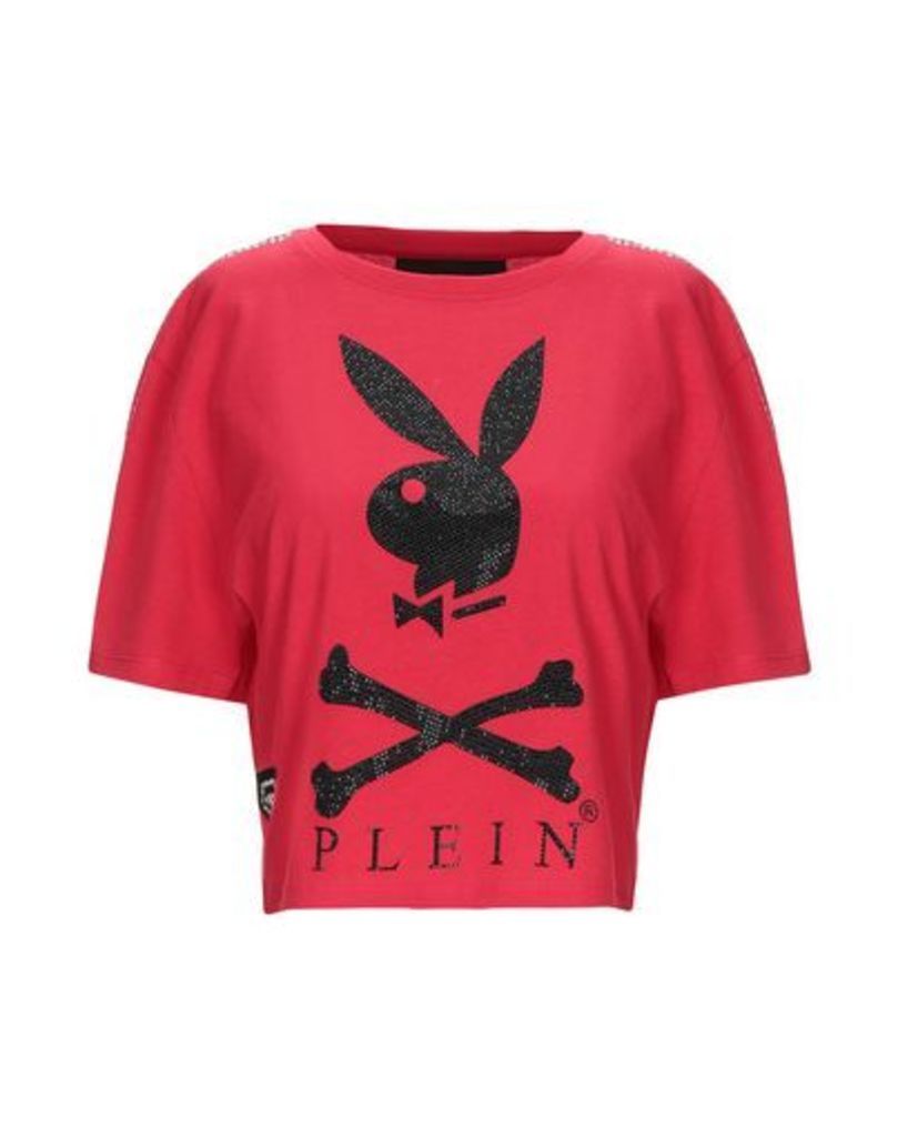 PHILIPP PLEIN x PLAYBOY TOPWEAR T-shirts Women on YOOX.COM