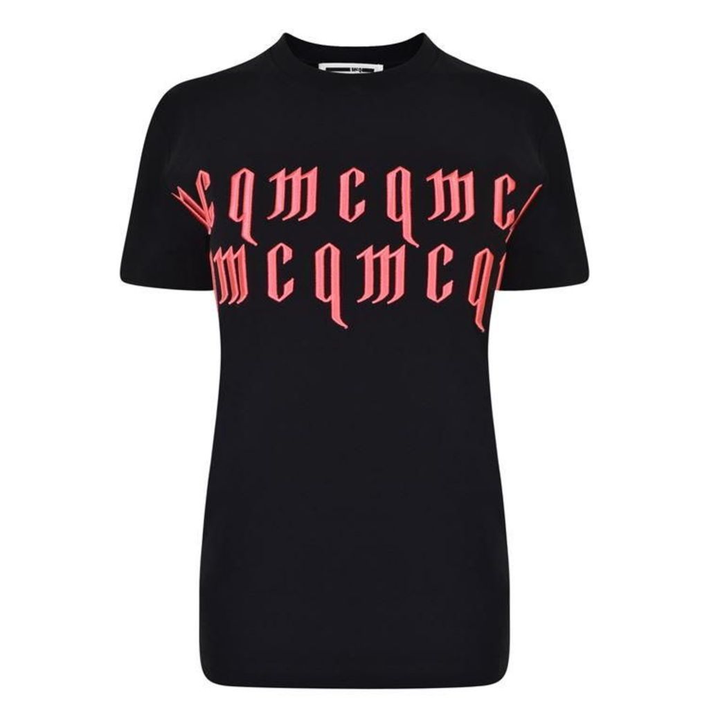 MCQ ALEXANDER MCQUEEN Embroidered Logo T Shirt