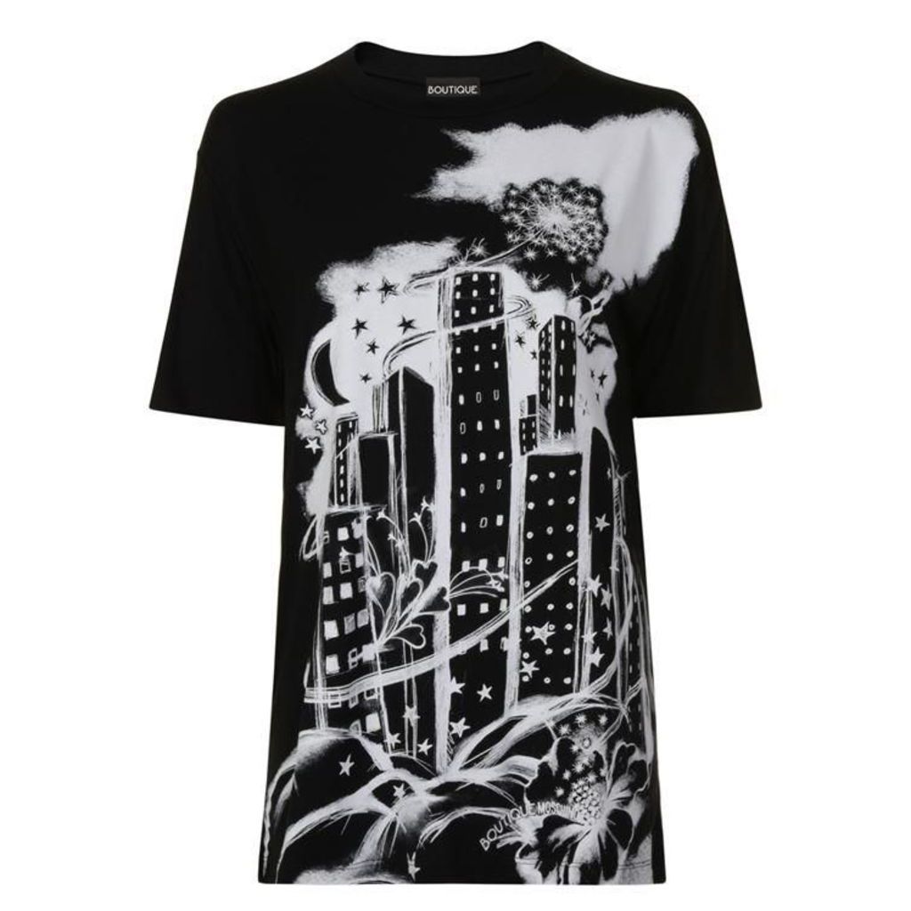 Boutique Moschino Skyline T Shirt