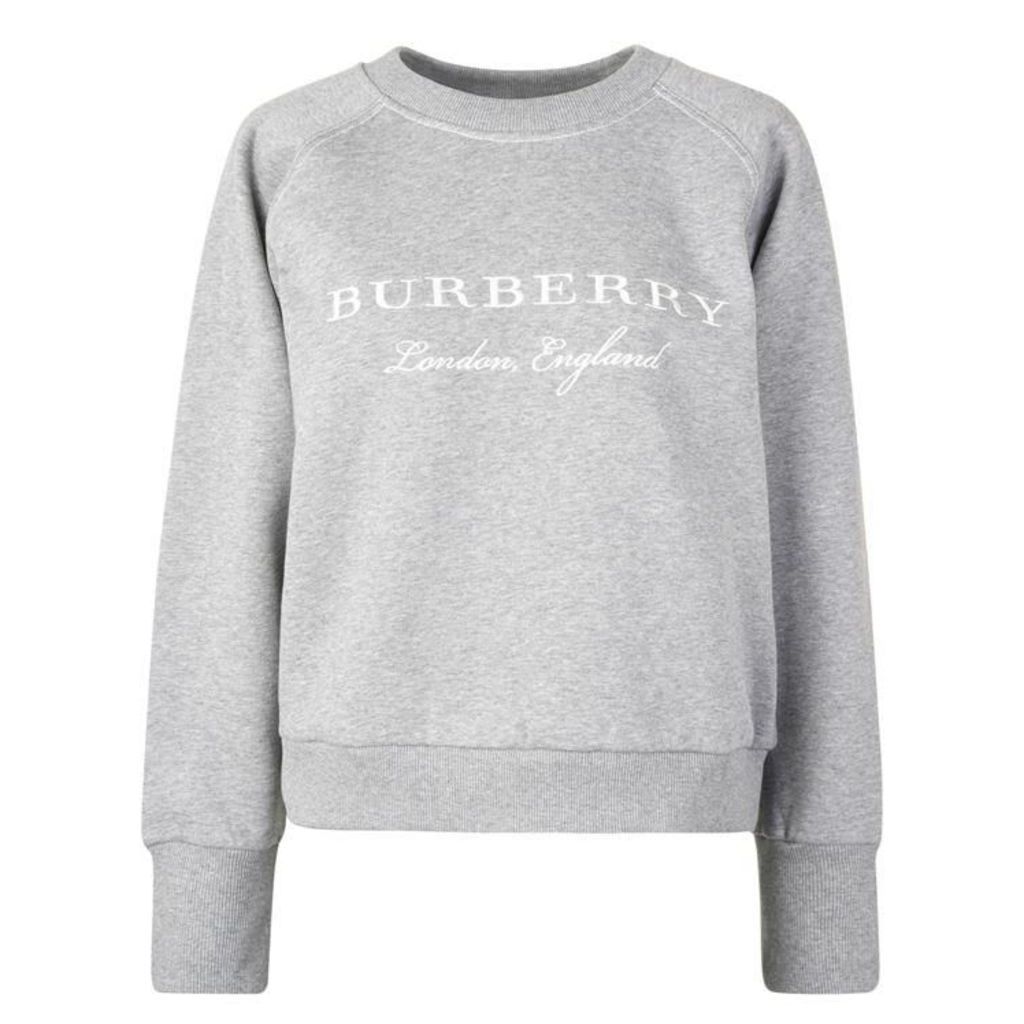 Burberry Crew Neck Logo Sweatshirt